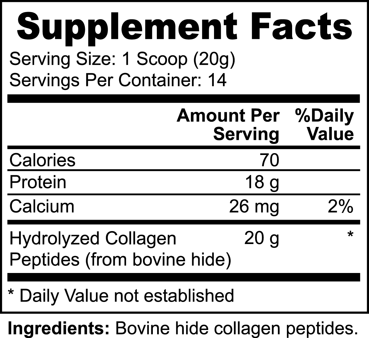 Hydrolyzed Collagen Peptides - Suplimaxx