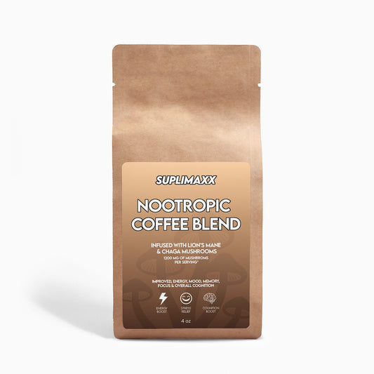 Nootropic Mushroom Coffee Blend 4oz - Suplimaxx