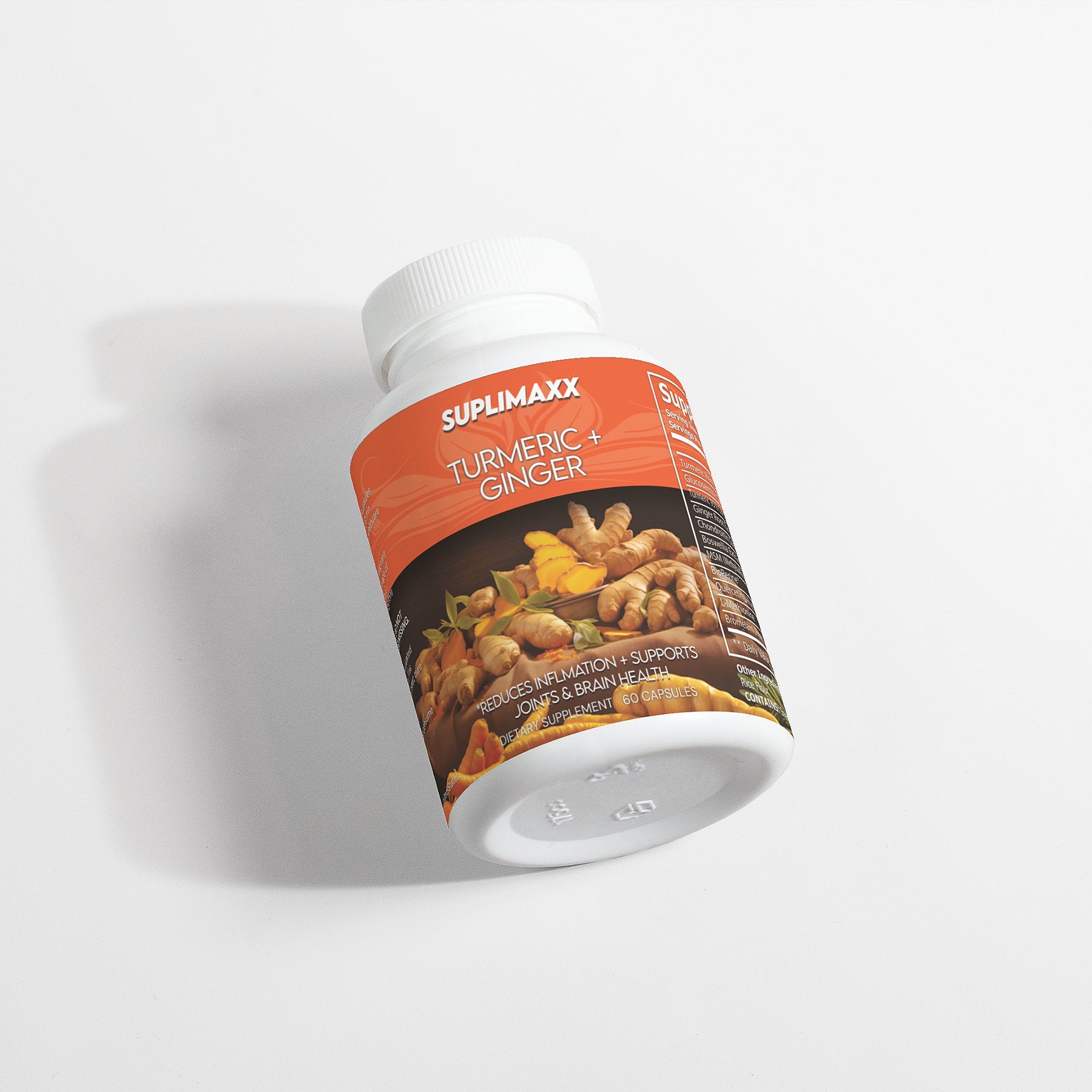 Turmeric Curcumin + Ginger - Suplimaxx